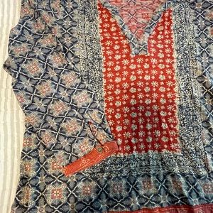 Lucky Brand Long Sleeve Blouse